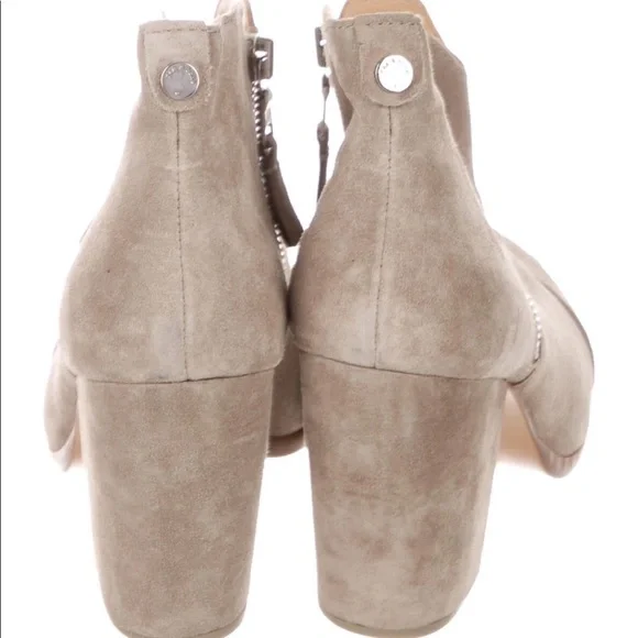 RAG $ BONE SUEDE ROUND - TOES BOOTS - Picture 3 of 5